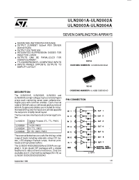 Datasheet ULN2003D производства STMicroelectronics